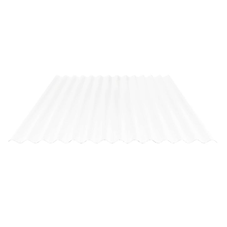 PVC golfplaat | 76/18 | Voordeelpakket | 2,50 mm | Opaal wit | Honingraatstructuur | Breedte 3,01 m | Lengte 2,00 m #5