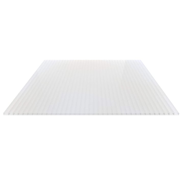 Acrylaat kanaalplaat | 16 mm | Profiel Zeven | Voordeelpakket | Plaatbreedte 1200 mm | Opaal wit | Breedte 3,79 m | Lengte 2,00 m #5
