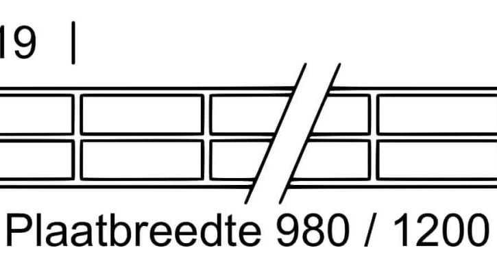 Polycarbonaat kanaalplaat | 16 mm | Profiel Mendig | Voordeelpakket Plaatbreedte 1200 mm | Helder | Breedte 3,75 m | Lengte 2,00 m Polycarbonaat kanaalplaat | 16 mm | Profiel Mendig | Voordeelpakket | Plaatbreedte 1200 mm | Helder | Breedte 3,75 m | Lengte 2,00 m #10