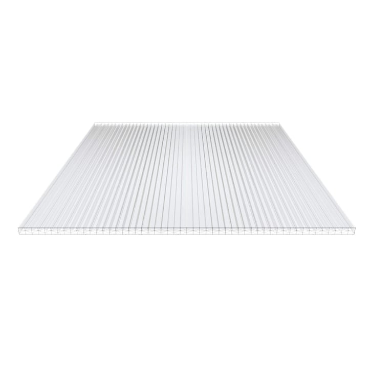 Polycarbonaat kanaalplaat | 25 mm | Profiel Mendig | Voordeelpakket | Plaatbreedte 980 mm | Helder | Extra sterk | Breedte 3,10 m | Lengte 2,00 m #5