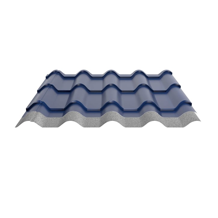 Dakpanplaat EUROPA | Anti-Drup 1000 g/m² | Staal 0,50 mm | 25 µm Polyester | 5010 - Gentiaanblauw #3