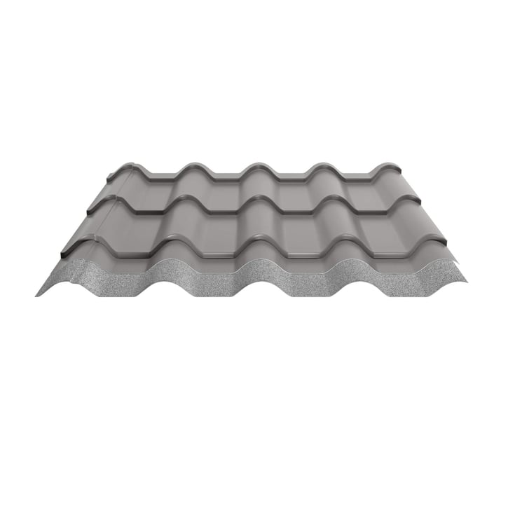 Dakpanplaat EUROPA | Anti-Drup 1000 g/m² | Staal 0,63 mm | 25 µm Polyester | 9007 - Grijs aluminiumkleurig #4