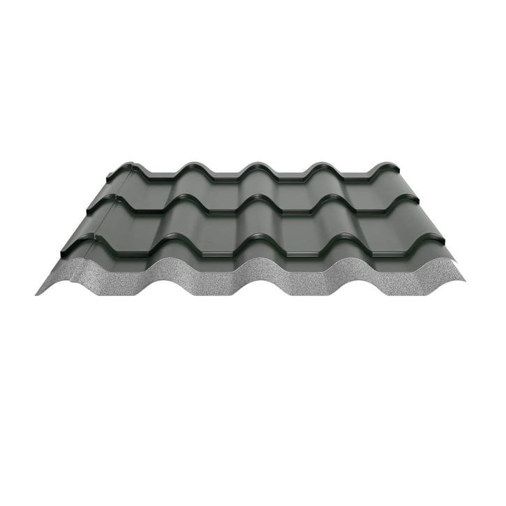 Dakpanplaat EUROPA | Anti-Drup 700 g/m² | Staal 0,50 mm | 25 µm Polyester | 6020 - Chroomoxydegroen #4