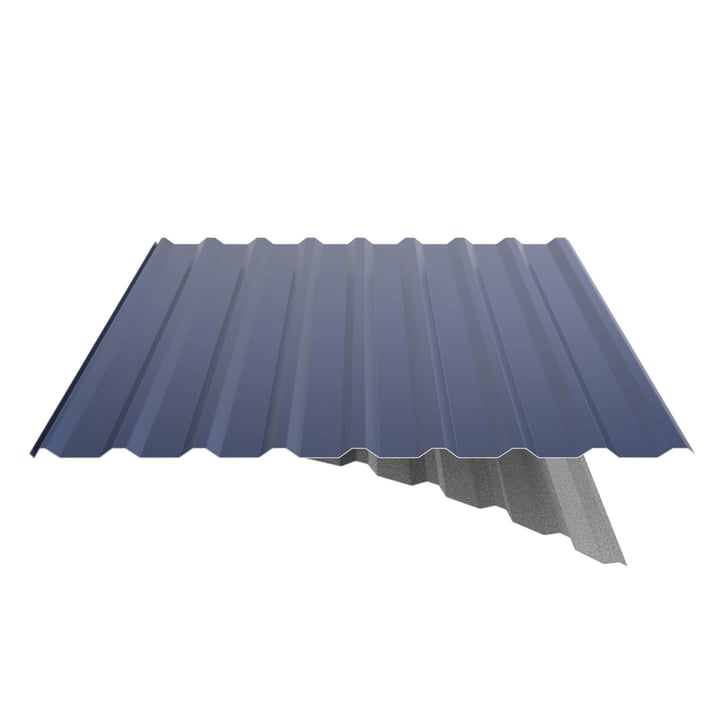 Damwandplaat 20/1100 | Dak | Anti-Drup 1000 g/m² | Staal 0,50 mm | 25 µm Polyester | 5010 - Gentiaanblauw #6