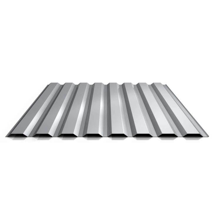Damwandplaat 20/1100 | Gevel | Staal 0,75 mm | 25 µm Polyester | 9006 - Zilver-Metallic #1