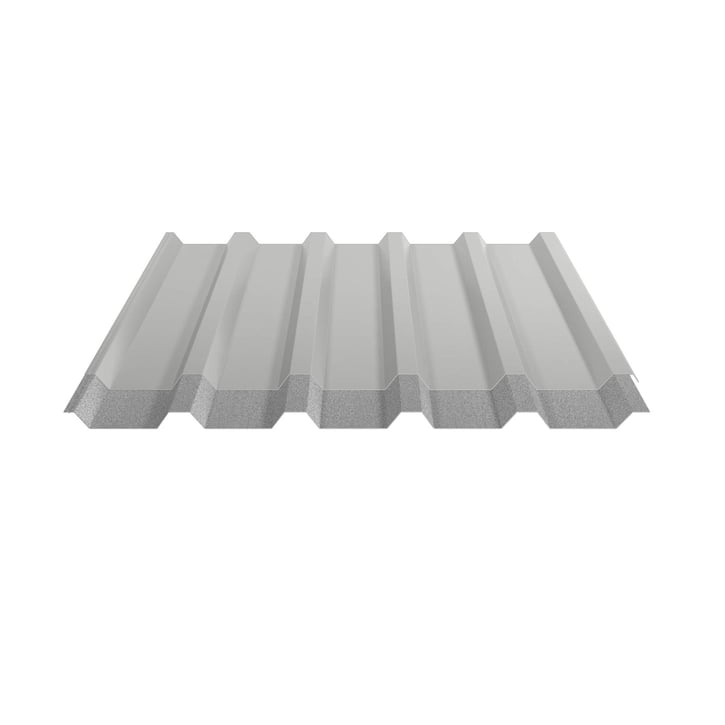 Damwandplaat 35/207 | Dak | Anti-Drup 1000 g/m² | Actieplaat | Staal 0,75 mm | 25 µm Polyester | 9006 - Zilver-Metallic #5