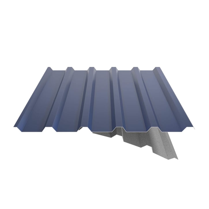 Damwandplaat 35/207 | Dak | Anti-Drup 1000 g/m² | Staal 0,50 mm | 25 µm Polyester | 5010 - Gentiaanblauw #6