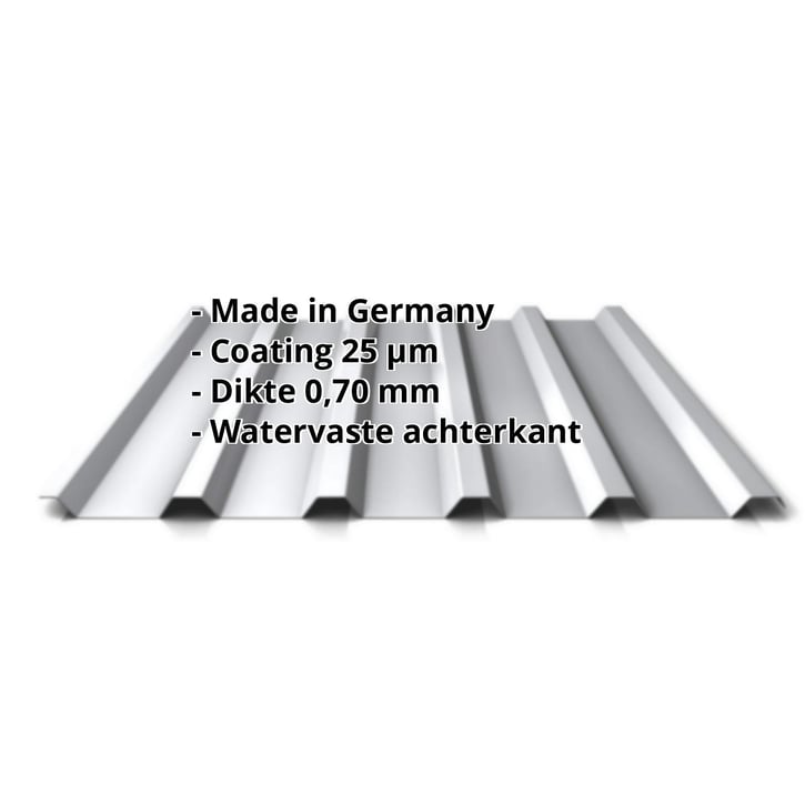 Damwandplaat 35/207 | Dak | Aluminium 0,70 mm | 25 µm Polyester | 9006 - Zilver-Metallic #2