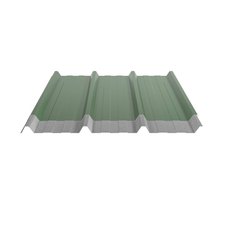 Damwandplaat 45/333 | Dak | Anti-Drup 1000 g/m² | Staal 0,50 mm | 25 µm Polyester | 6002 - Loofgroen #5