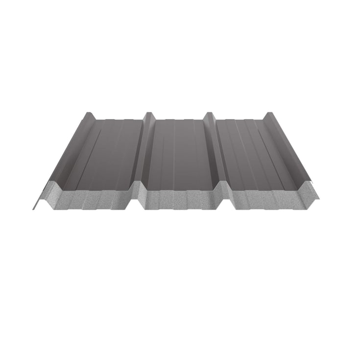 Damwandplaat 45/333 | Dak | Anti-Drup 1000 g/m² | Staal 0,63 mm | 25 µm Polyester | 8017 - Chocoladebruin #5
