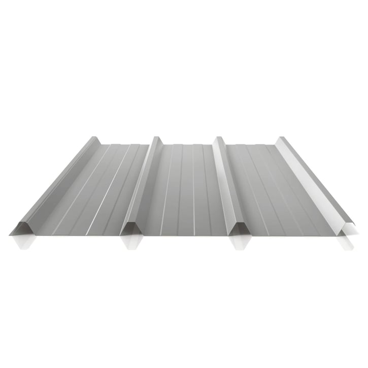 Damwandplaat 45/333 | Dak | Anti-Drup 1000 g/m² | Staal 0,75 mm | 25 µm Polyester | 9006 - Zilver-Metallic #1