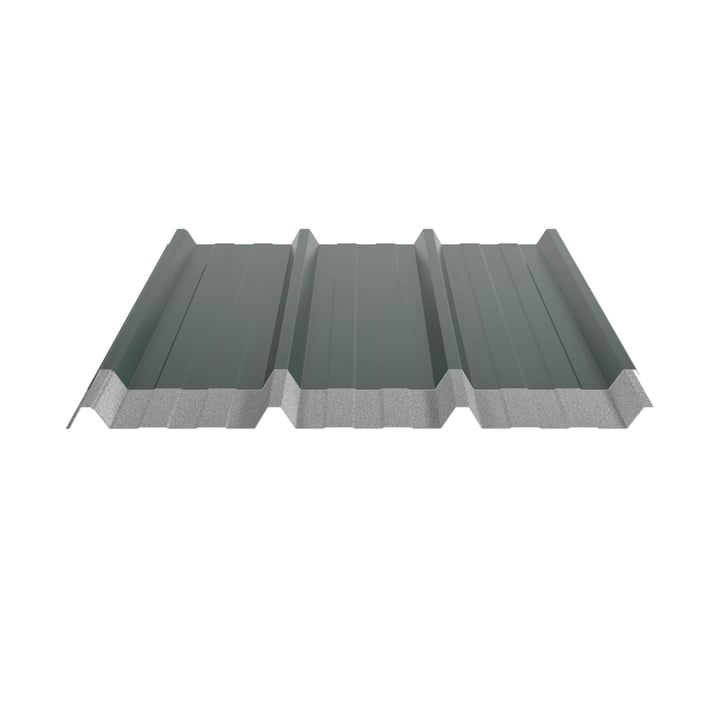 Damwandplaat 45/333 | Dak | Anti-Drup 1000 g/m² | Aluminium 0,70 mm | 25 µm Polyester | 6005 - Mosgroen #5
