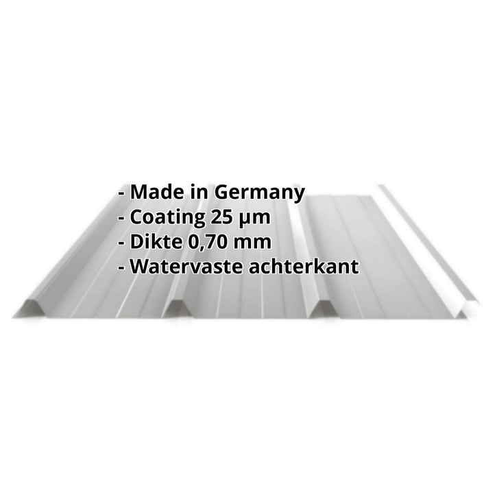 Damwandplaat 45/333 | Dak | Aluminium 0,70 mm | 25 µm Polyester | 9006 - Zilver-Metallic #2