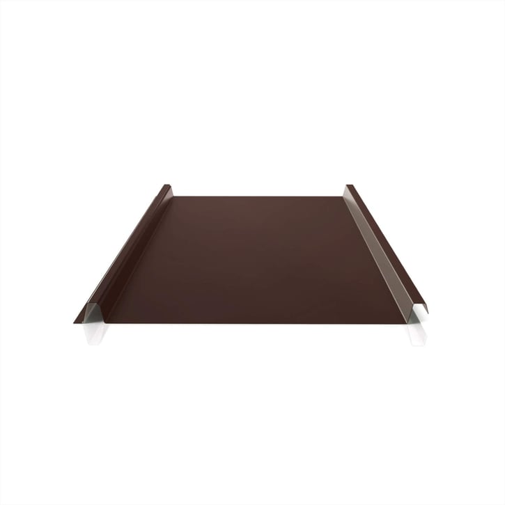 Felsplaat 33/500-LE | Dak | Anti-Drup 1000 g/m² | Staal 0,50 mm | 60 µm TTHD | 8017 - Chocoladebruin #1