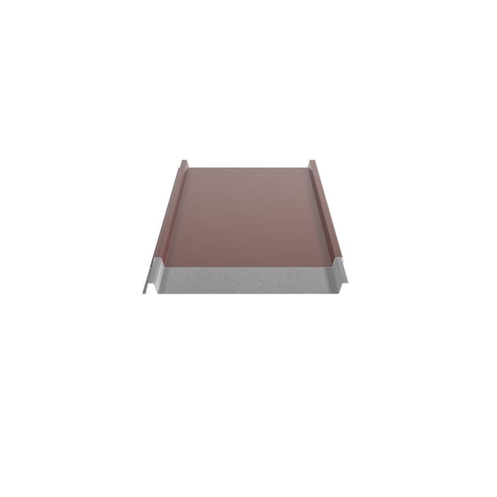 Felsplaat 33/500-LE | Dak | Anti-Drup 1000 g/m² | Aluminium 0,70 mm | 25 µm Polyester | 8012 - Roodbruin #5