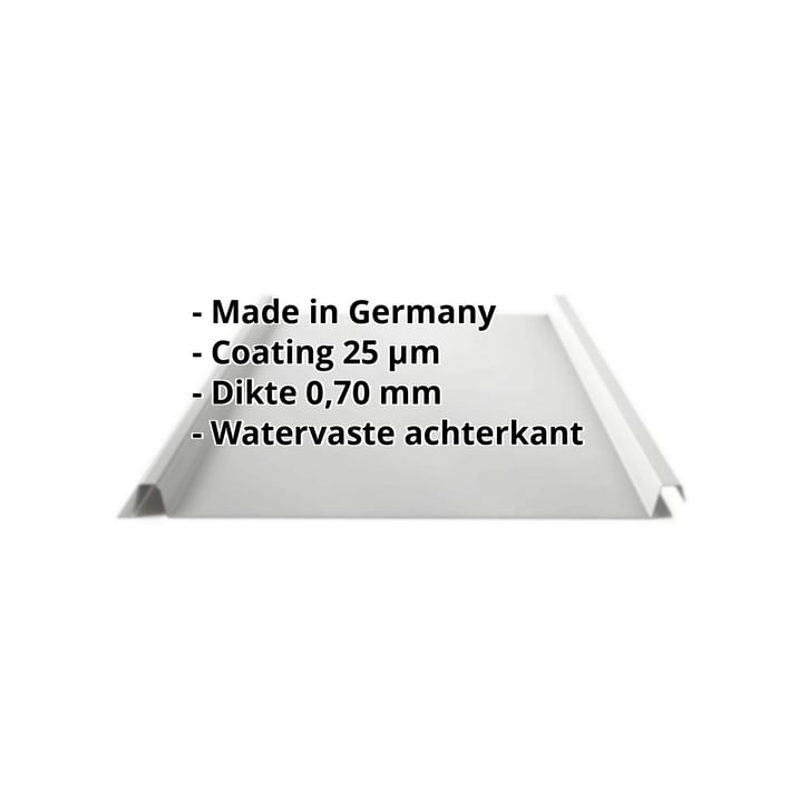 Felsplaat 33/500-LE | Dak | Aluminium 0,70 mm | 25 µm Polyester | 9006 - Zilver-Metallic #2