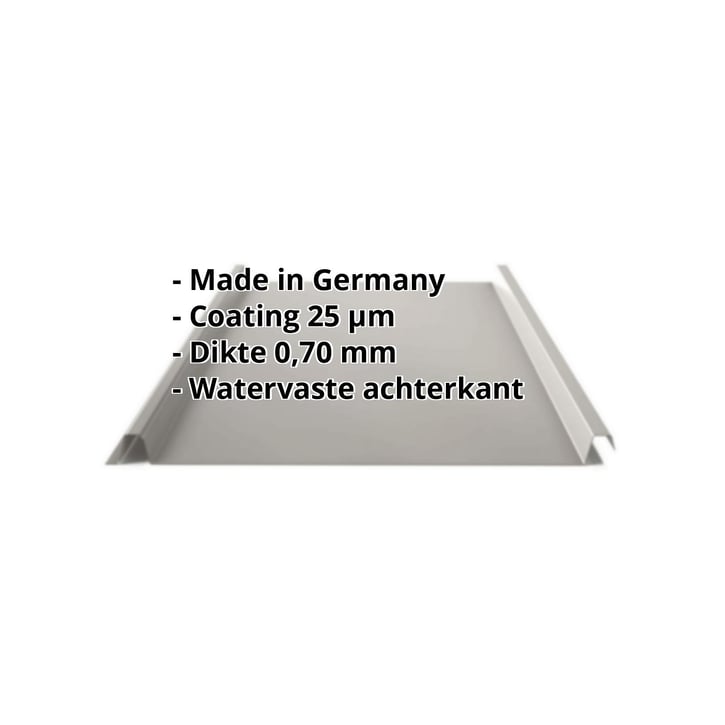 Felsplaat 33/500-LE | Dak | Aluminium 0,70 mm | 25 µm Polyester | 9007 - Grijs aluminiumkleurig #2
