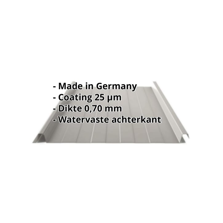 Felsplaat 33/500-LR | Dak | Aluminium 0,70 mm | 25 µm Polyester | 9007 - Grijs aluminiumkleurig #2