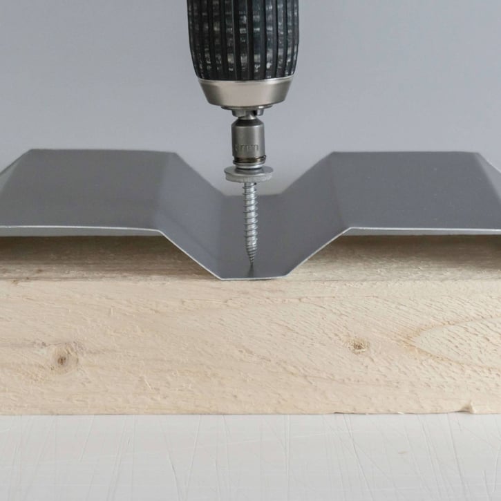 RVS schroeven | Voor montage dal op houten constructie | 6,0 x 40 mm E19 | Koperbruin #2