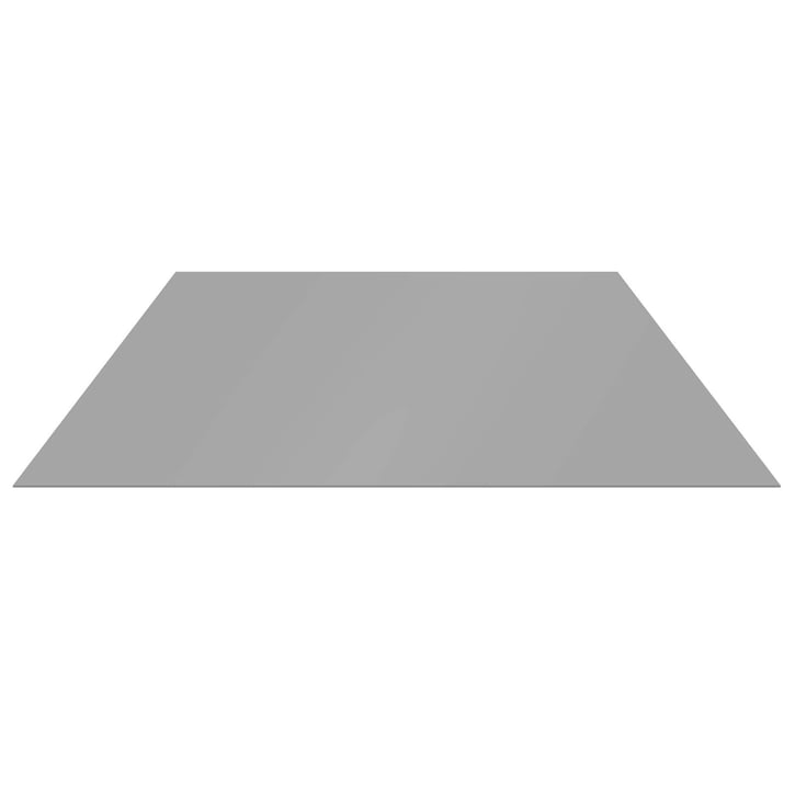 Vlakke plaat | Staal 0,50 mm | 25 µm Polyester | 9006 - Zilver-Metallic #1