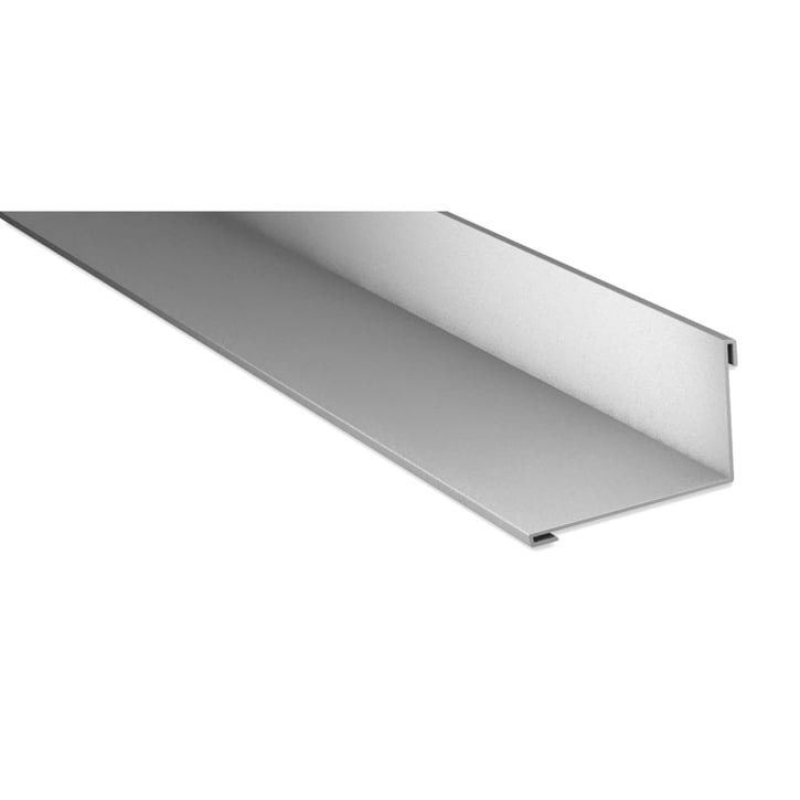 Muuraansluiting | 160 x 115 mm | 95° | Aluminium 0,70 mm | 25 µm Polyester | 9006 - Zilver-Metallic #1