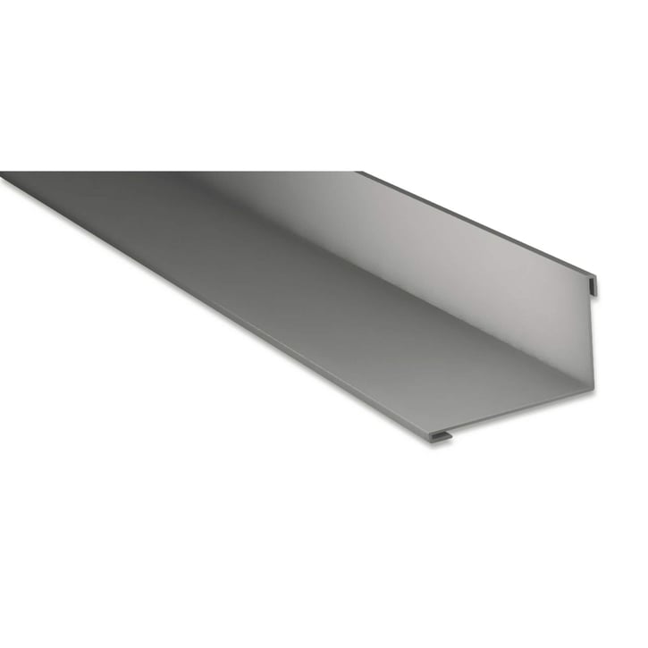Muuraansluiting | 220 x 150 mm | 95° | Staal 0,50 mm | 25 µm Polyester | 9007 - Grijs aluminiumkleurig #1
