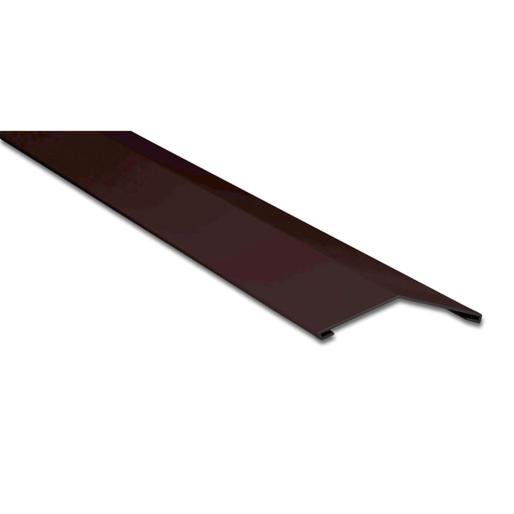Nokstuk vlak | 145 x 145 mm | 150° | Staal 0,63 mm | 25 µm Polyester | 8017 - Chocoladebruin #1