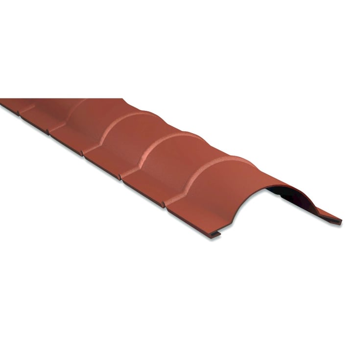 Ronde nok | 1,86 m | Staal 0,50 mm | 35 µm Mattpolyester | 75 - Terracotta #1
