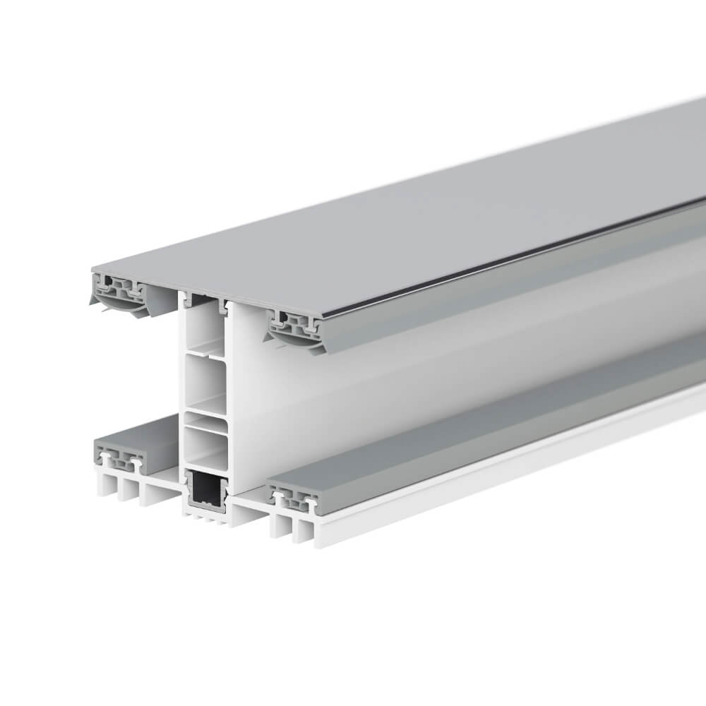 Dubbelwandig Mendig Thermo montageprofiel voor optimale bevestiging van meerwandige platen, zorgt voor betere thermische isolatie en stabiliteit