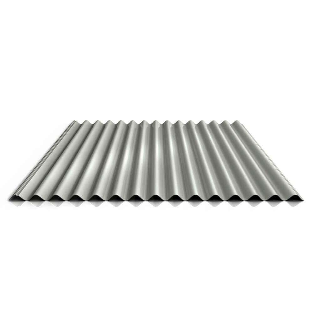 Golfplaat grijs aluminiumkleurig HMG Golfplaat in grijs aluminiumkleurig